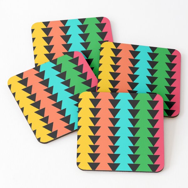Item preview, Multicolored triangle trees art customized  designed and sold by theparkfact0.