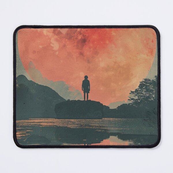Item preview, Lunar Reflection Solitude Art designed and sold by RuyaFab.