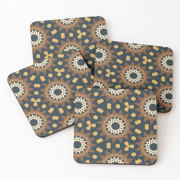 Item preview, Timeless Elegance: Luxurious Dark Blue & Earthy Tones Seamless Pattern No.1 designed and sold by Mirarima.