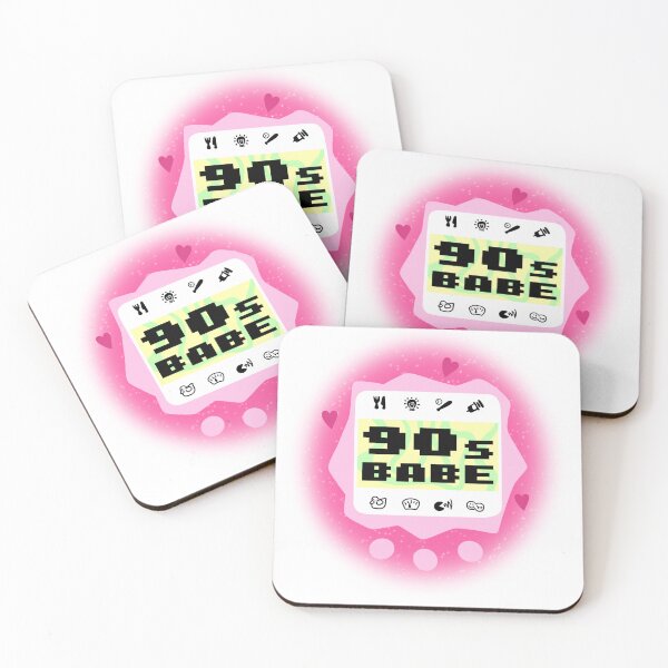 Item preview, Tamagotchi with phrase 90's Babe  designed and sold by OmoYolo.