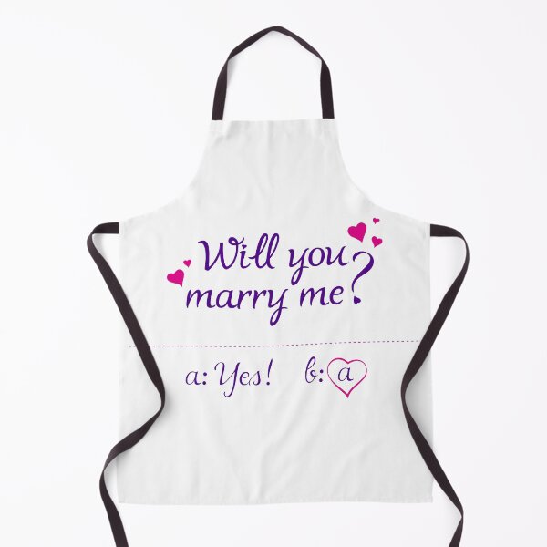 Item preview, Romantic Choice: Elegant 'Will You Marry Me?' Proposal with a Heartfelt Answer designed and sold by FEBRICAST.