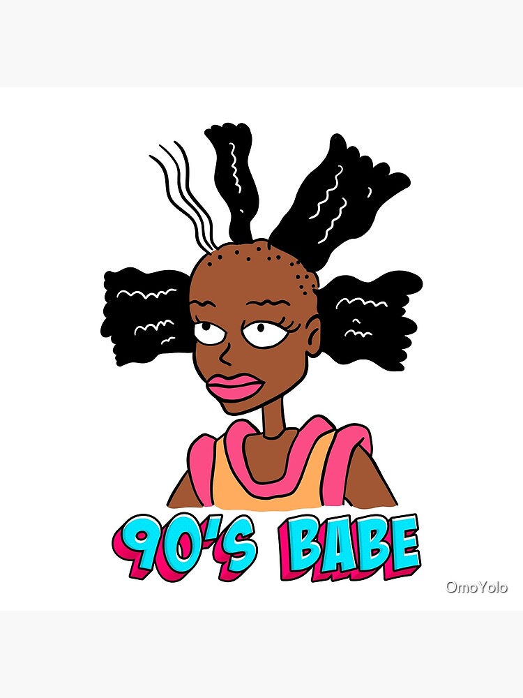 90's Babe Melanin Cynthia Hard Doll of Angelica Sticker