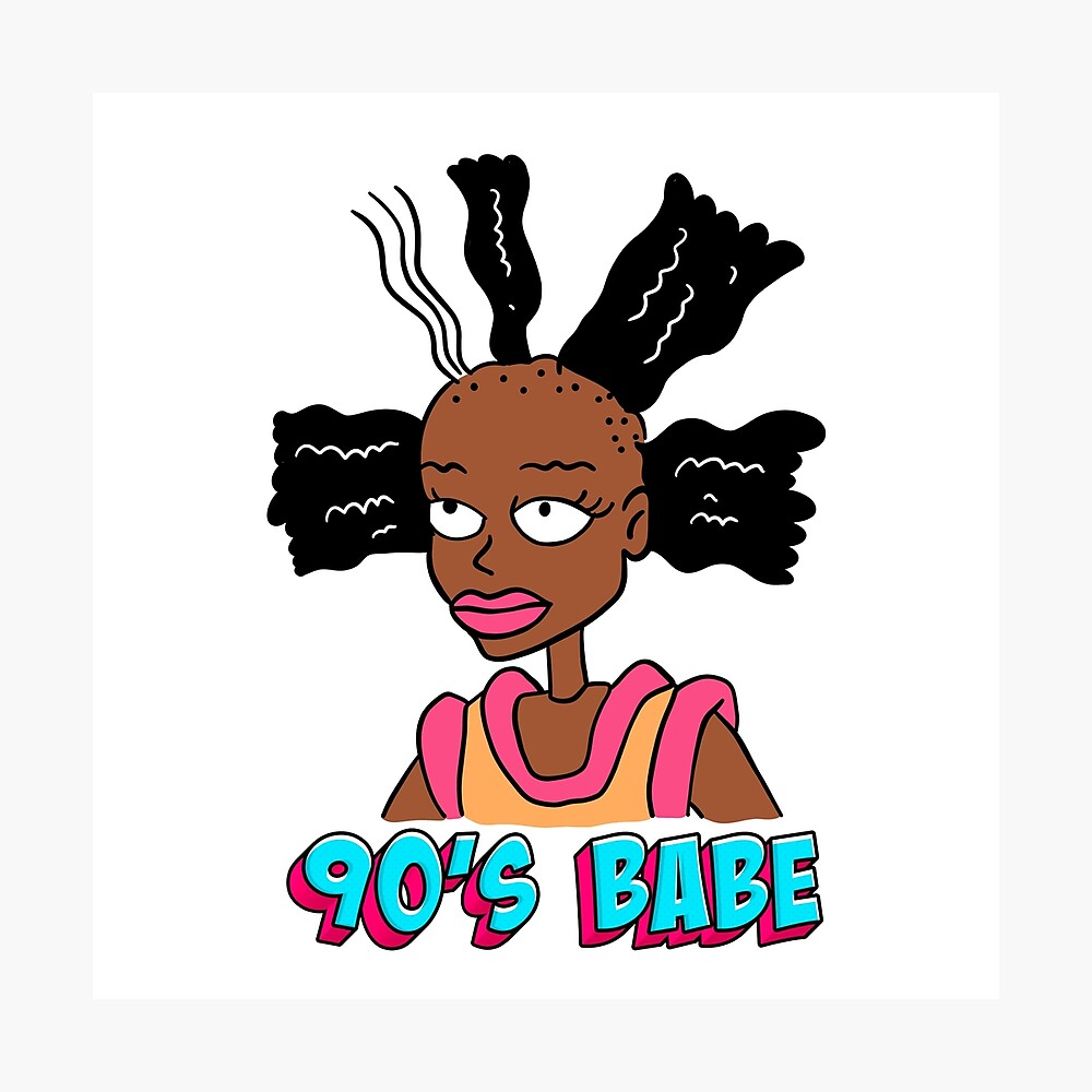 90's Babe Melanin Cynthia Hard Doll of Angelica Sticker