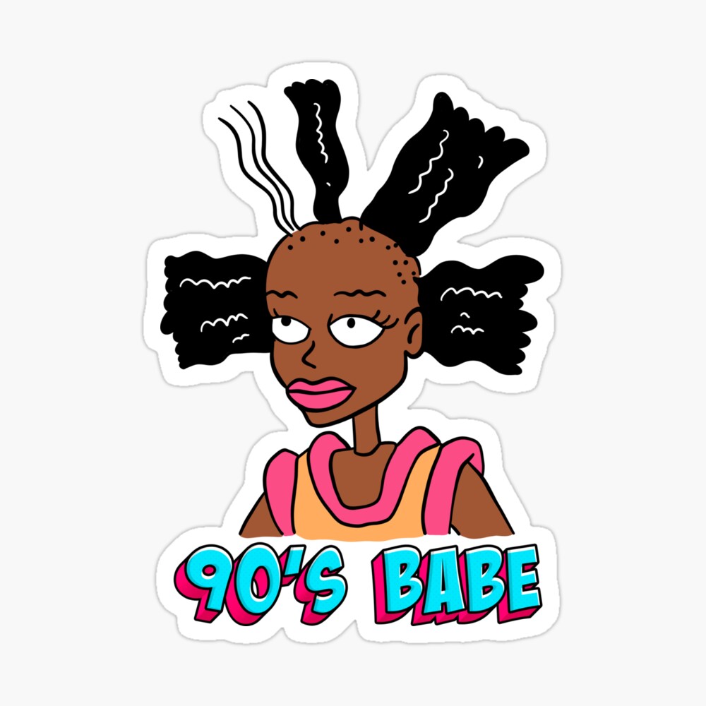 90's Babe Melanin Cynthia Hard Doll of Angelica Sticker
