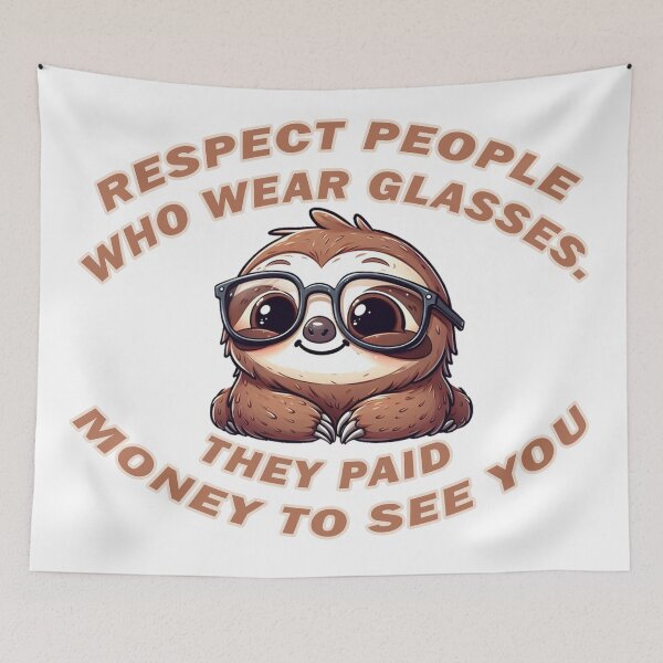 Item preview, Respect People Who Wear Glasses. They Paid Money To See You designed and sold by Echonn.