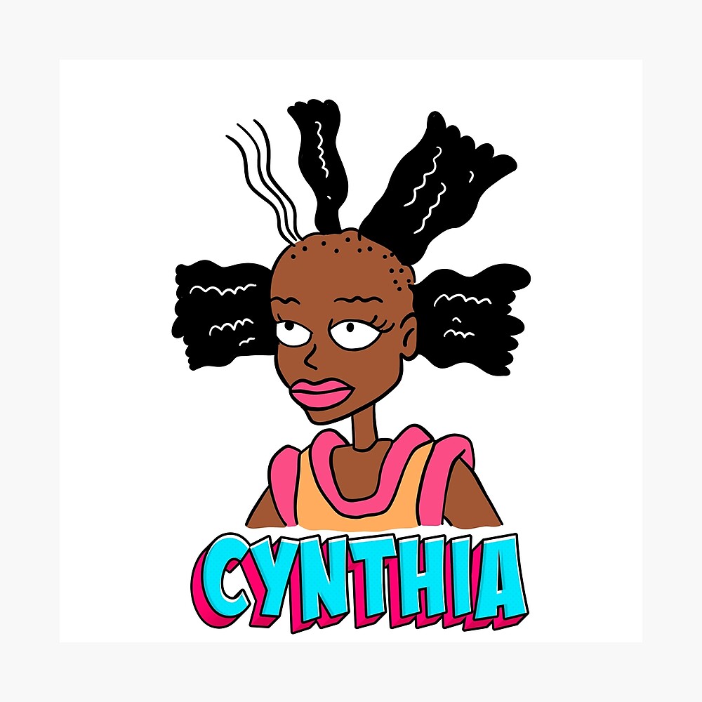 Melanin Cynthia Hard Doll of Angelica Sticker
