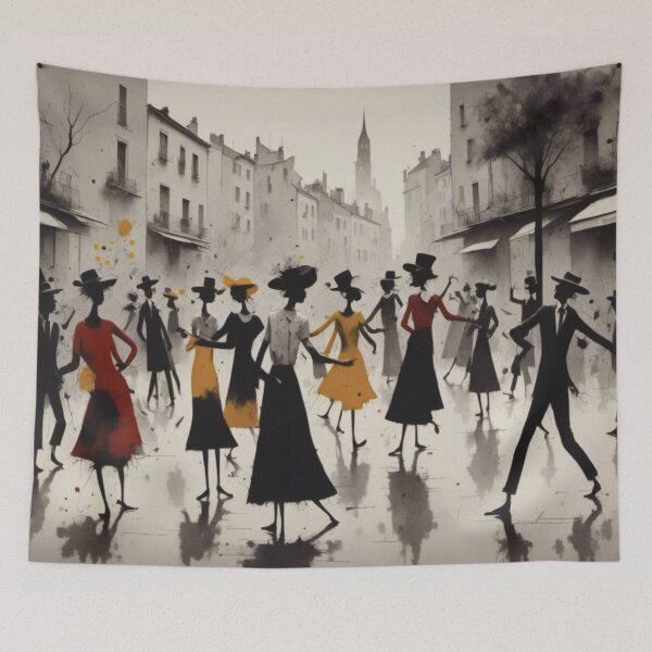 Item preview, dancing in the street prints designed and sold by Random Designs.