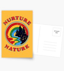 Nurture Nature Vintage Environmentalist Design Postcards