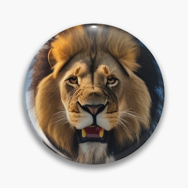 Item preview, A lion looking into a VR camera designed and sold by Volcano17.