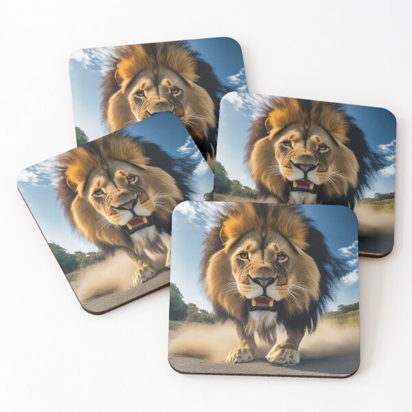 Item preview, A lion looking into a VR camera designed and sold by Volcano17.