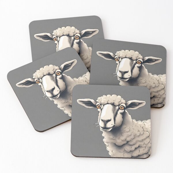 Item preview, Funny Sheep Face 4 designed and sold by Tom-Johnson.