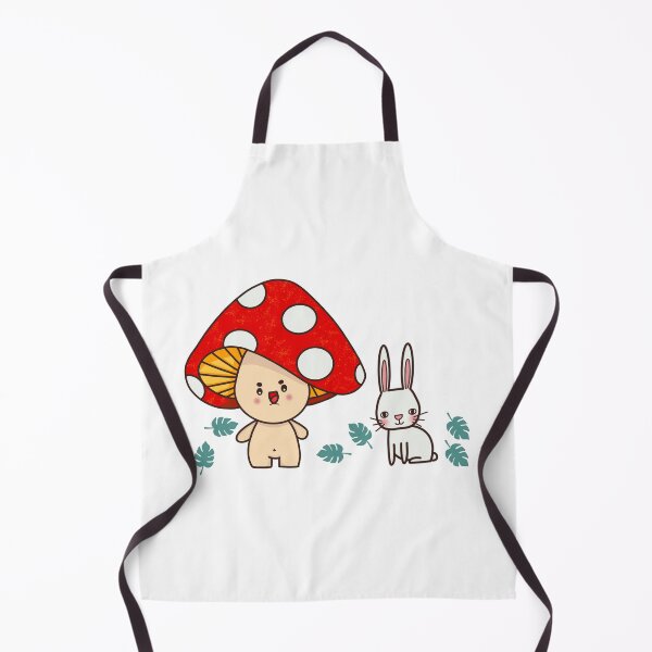 Item preview, Mushroom and his rabbit friend. designed and sold by atika-atk.