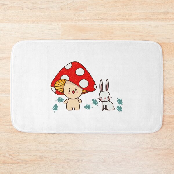 Item preview, Mushroom and his rabbit friend. designed and sold by atika-atk.