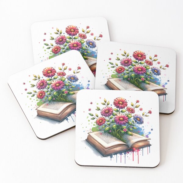 Item preview, Blossoming Knowledge Flowers Growing from Book designed and sold by DreamPerception.
