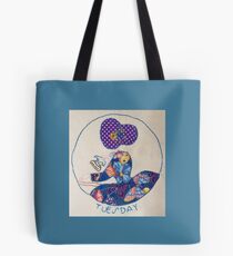 Tuesday Ironing Butterfly Bonnet Lady Tote Bag