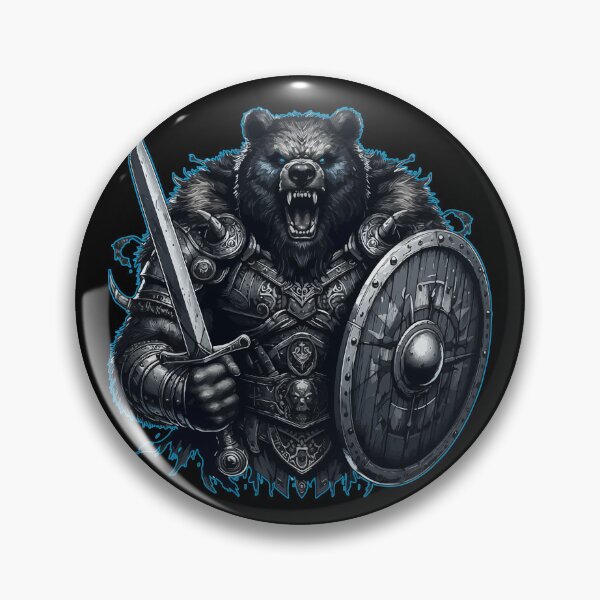 Item preview, Bear Berserker Norse Mythology Viking Warrior designed and sold by TomFrontierArt.