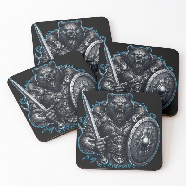 Item preview, Bear Berserker Norse Mythology Viking Warrior designed and sold by TomFrontierArt.