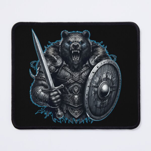 Item preview, Bear Berserker Norse Mythology Viking Warrior designed and sold by TomFrontierArt.