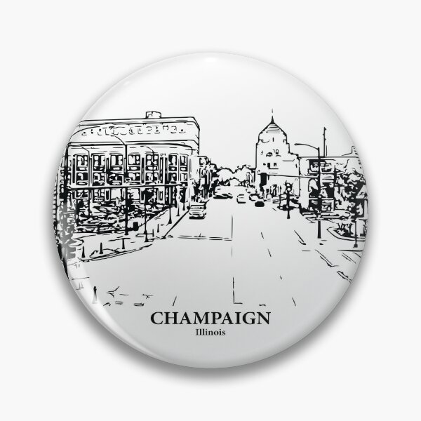 Item preview, Champaign - Illinois designed and sold by Lakeric Cityscapes.