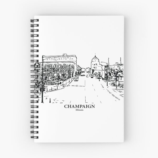 Item preview, Champaign - Illinois designed and sold by Lakeric Cityscapes.