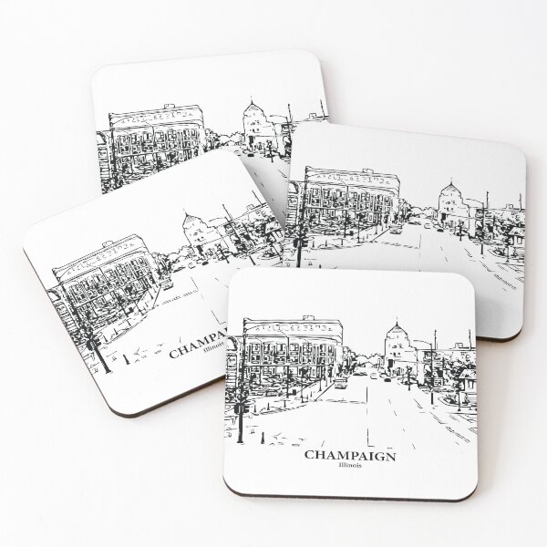 Item preview, Champaign - Illinois designed and sold by Lakeric Cityscapes.