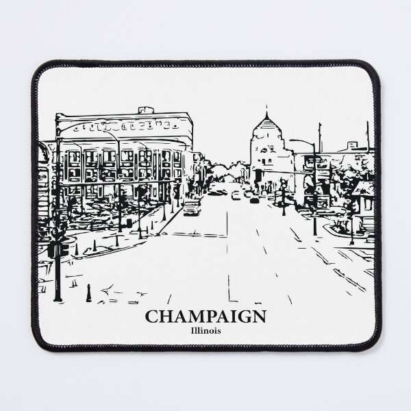 Item preview, Champaign - Illinois designed and sold by Lakeric Cityscapes.