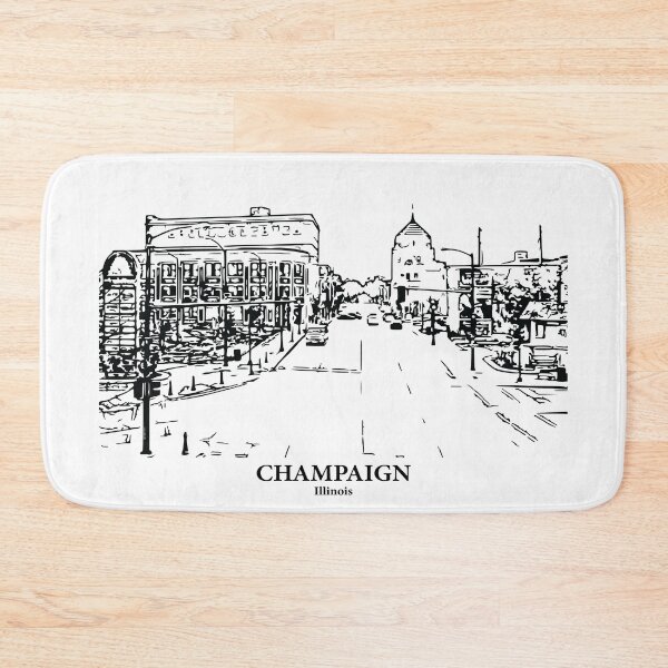 Item preview, Champaign - Illinois designed and sold by Lakeric Cityscapes.