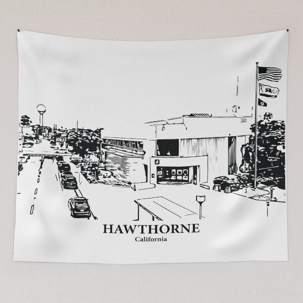 Item preview, Hawthorne - California designed and sold by Lakeric Cityscapes.
