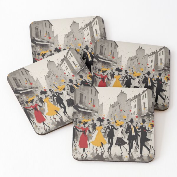 Item preview, dancing in the street prints 2 designed and sold by Random Designs.