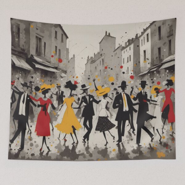 Item preview, dancing in the street prints 2 designed and sold by Random Designs.