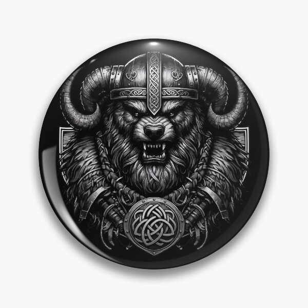 Item preview, Bear Berserker Norse Mythology Viking Warrior designed and sold by TomFrontierArt.