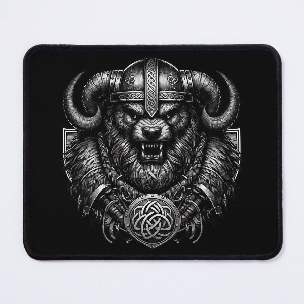 Item preview, Bear Berserker Norse Mythology Viking Warrior designed and sold by TomFrontierArt.