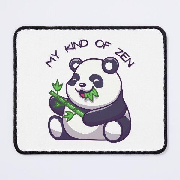 Item preview, My Kind of Zen Panda Eating Bamboo designed and sold by LyricsWear.