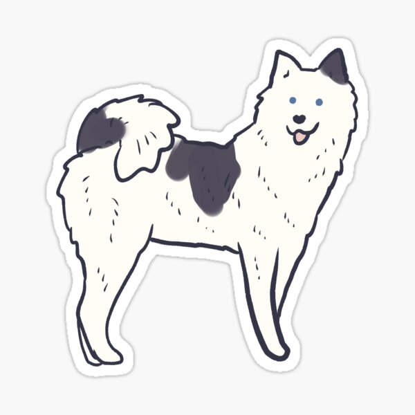 Artikel-Vorschau von Niedliche jakutische Laika-Illustration, designt und verkauft von Mayarart.