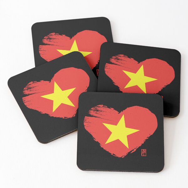 Item preview, I love my country. I love Vietnam. I am a patriot. In my heart, there is always the flag of Vietnam designed and sold by ArtProjectShop.