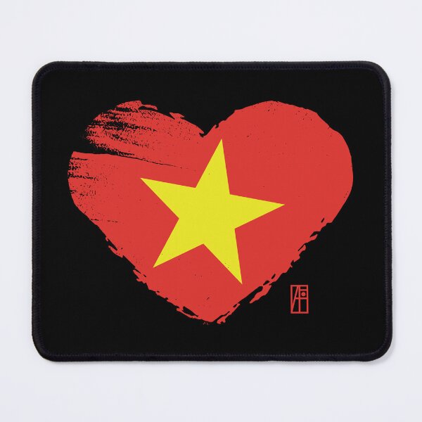 Item preview, I love my country. I love Vietnam. I am a patriot. In my heart, there is always the flag of Vietnam designed and sold by ArtProjectShop.