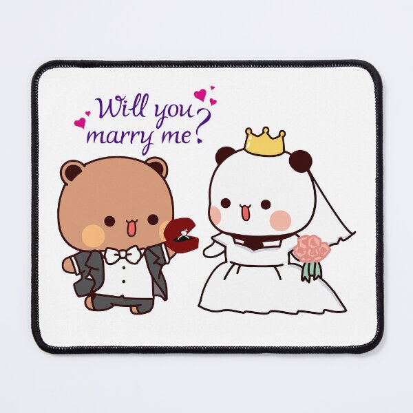 Item preview, Bubu & Dudu's Big Question: Adorable Bear Proposal with Royal Charm designed and sold by FEBRICAST.