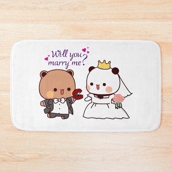 Item preview, Bubu & Dudu's Big Question: Adorable Bear Proposal with Royal Charm designed and sold by FEBRICAST.