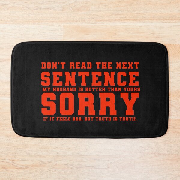 Item preview, Don't Read the Next Sentence Funny Typography Quote designed and sold by thedazzlingmonk.