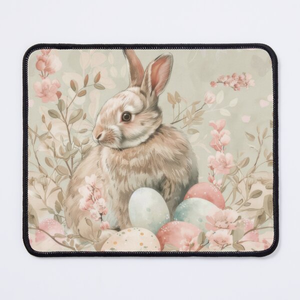 Item preview, Watercolour Easter Bunny with Eggs designed and sold by Eden Digital Creative.