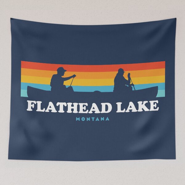 Item preview, Flathead Lake Montana Canoe designed and sold by Esskay Designs.