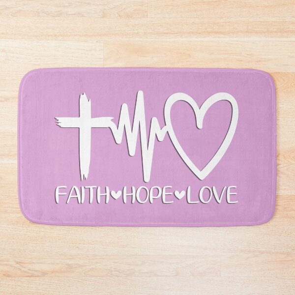 Item preview, Faith Hope Love (white) designed and sold by Margival.