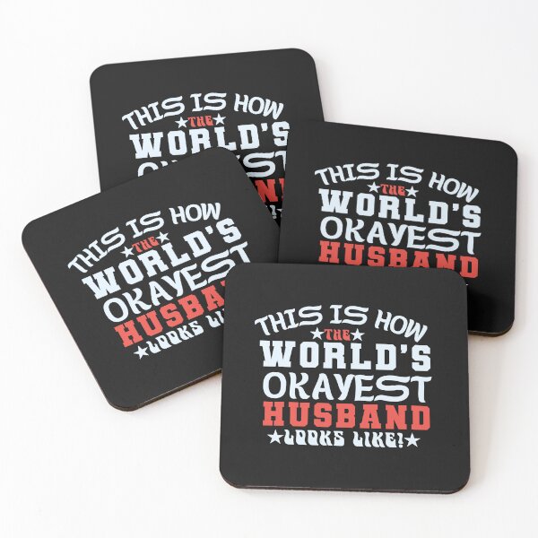 Item preview, This is How the World's Okayest Husband Looks Like Funny Typography Quote designed and sold by thedazzlingmonk.