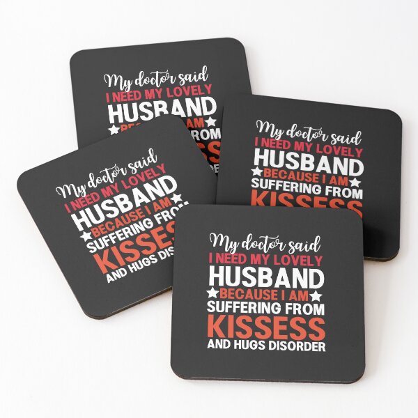 Item preview, My Doctor Said I Need My Lovely Husband Funny Typography Quote designed and sold by thedazzlingmonk.