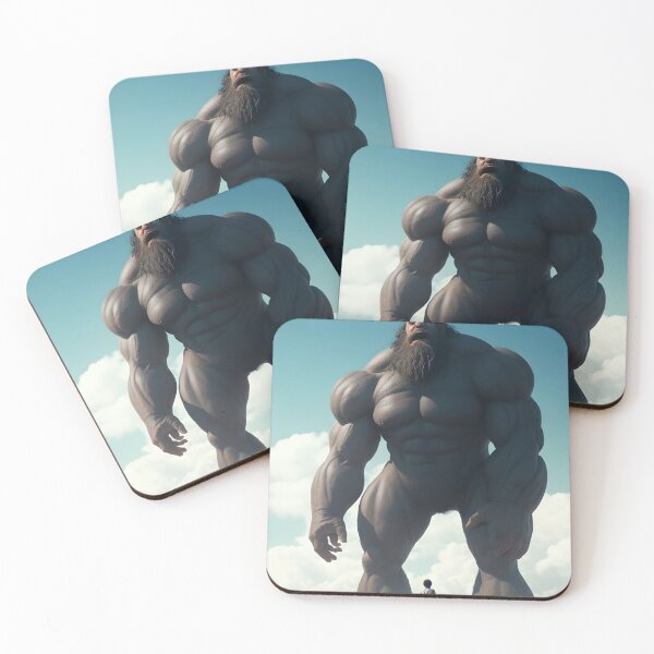 Item preview, Un golfista se enfrenta a un gigante barbudo designed and sold by Volcano17.