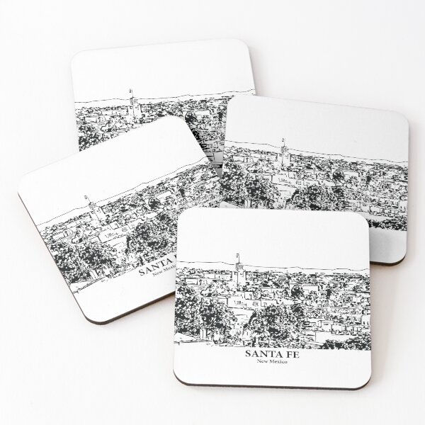 Item preview, Santa Fe - Nuevo México designed and sold by Lakeric Cityscapes.