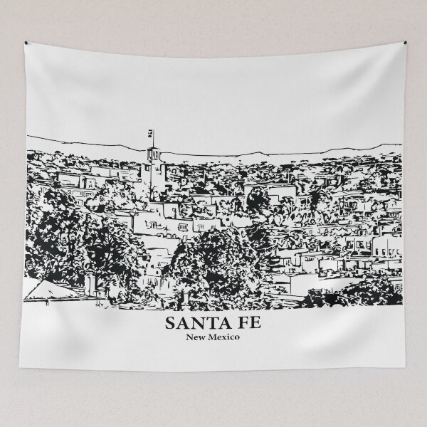 Item preview, Santa Fe - New Mexico designed and sold by Lakeric Cityscapes.