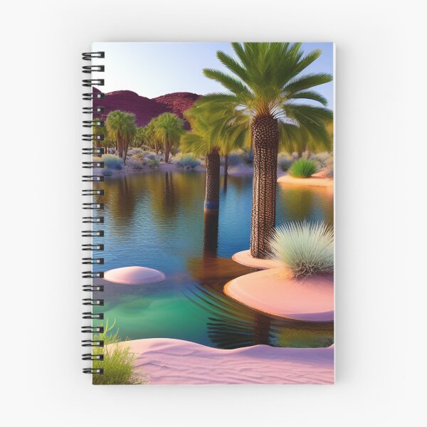Item preview, AI generated desert oasis designed and sold by Tinkerbell678.