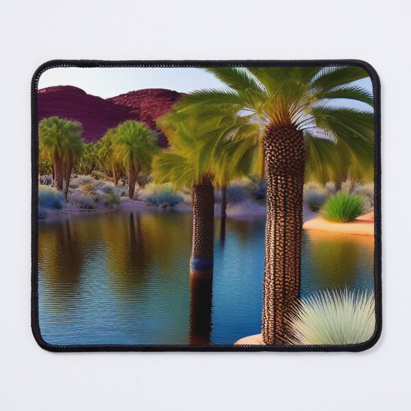 Item preview, AI generated desert oasis designed and sold by Tinkerbell678.