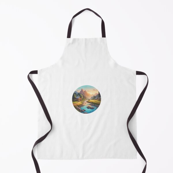 Item preview, Idyllic Countryside Cartoon (1109) designed and sold by WASjourney.